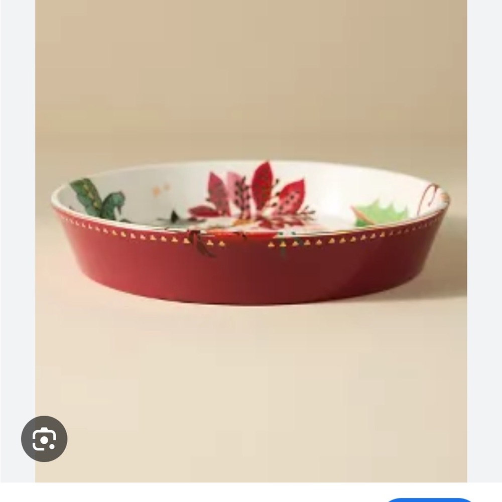 Anthropologie coco pie dish, NEW!